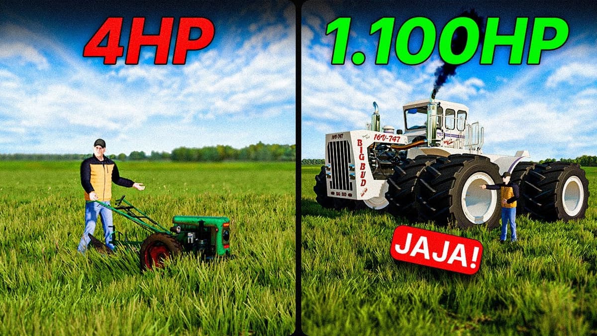 Tractor de $1 vs Tractor de $1 Millón